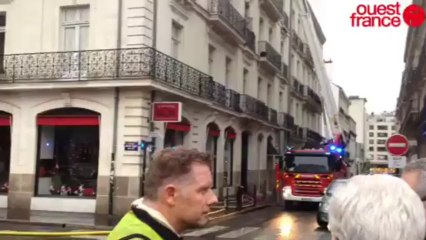 Incendie rue Lafayette - Feu de comble