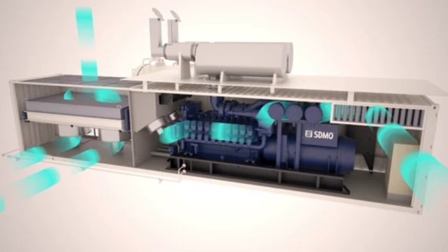 SDMO: descubra el principio de funcionamiento de las centrales en contenedor Power Solutions