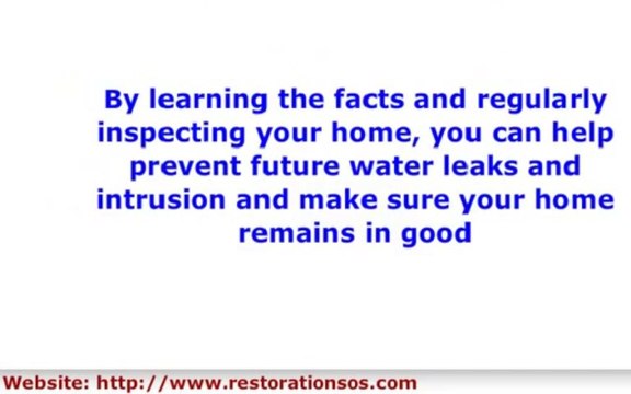 Water Damage Restoration - Preventing Water Damage