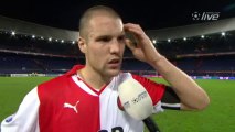 14-11-10 Ron Vlaar na Feyenoord - SC Heerenveen