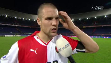 14-11-10 Ron Vlaar na Feyenoord - SC Heerenveen