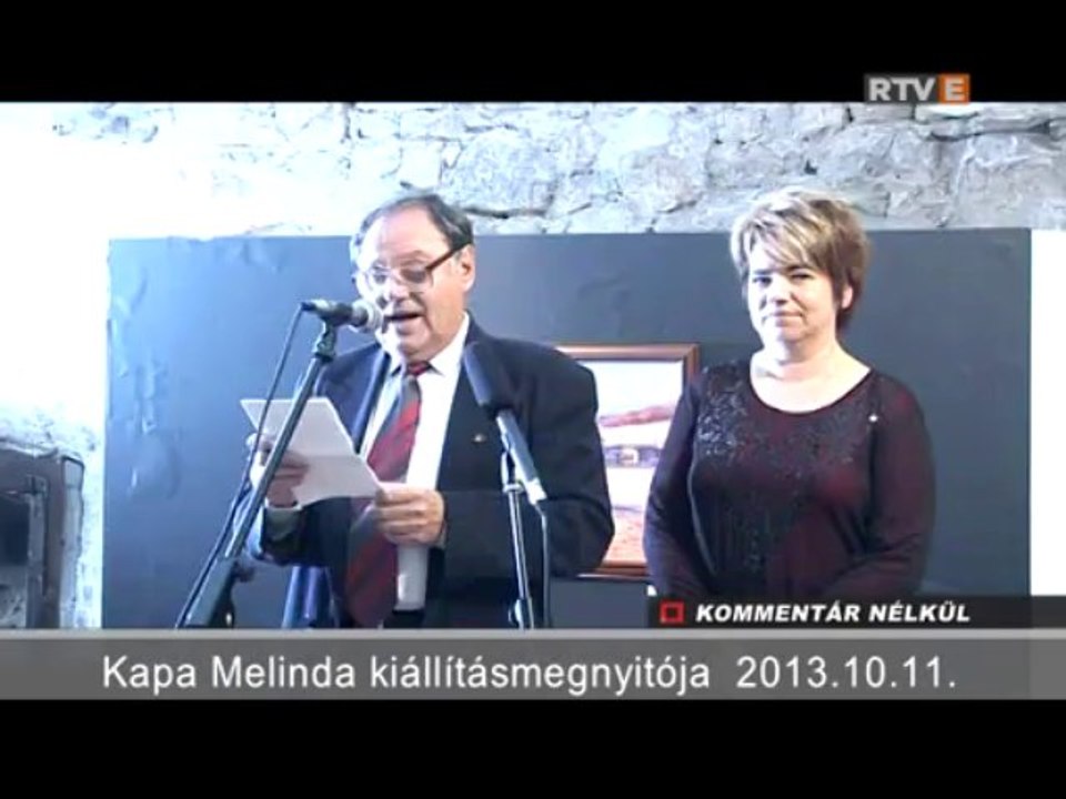 Kommentár Nélkül Kapa Melinda kiállítása  2013.10.11.