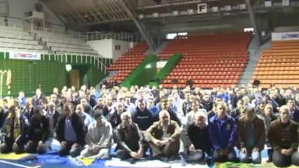 Bosnia supporters celebrated Eid ahead of their World Cup qualifier against Lithuania