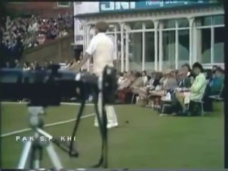Majid Jahangir Khan - Pakistan's 1st One day Century at Trent Bridge 1974.