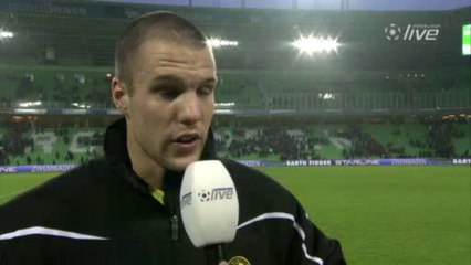21-11-10 Ron Vlaar na FC Groningen - Feyenoord