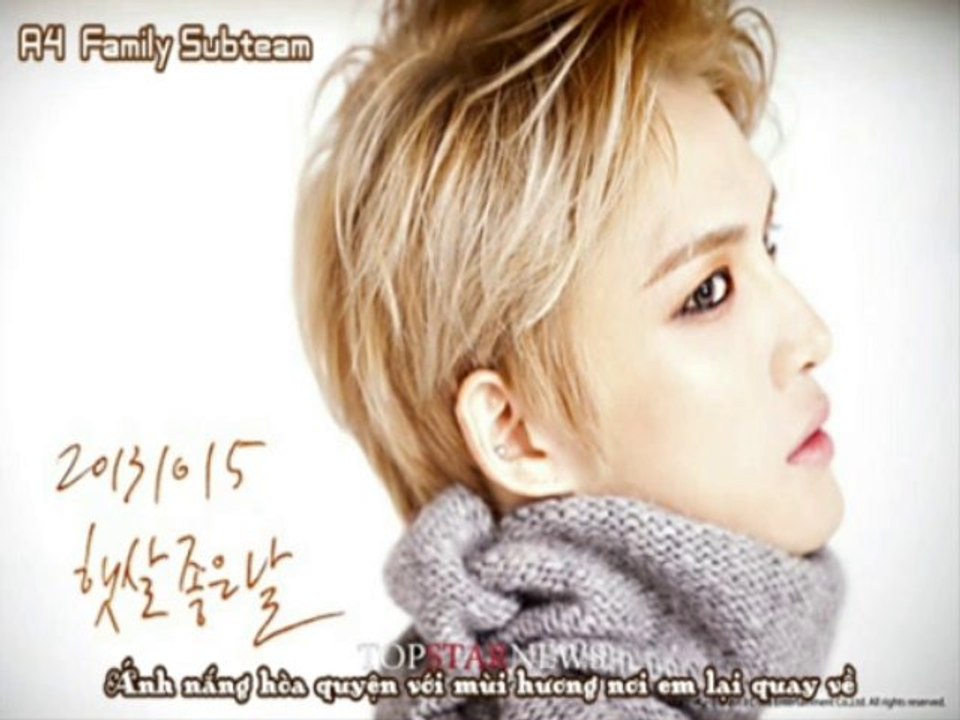 [Vietsub][A4Subteam] A sunny day Kim Jaejoong ft. Lee Sang Gon