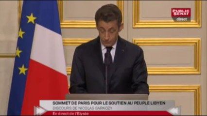 Libye[La détermination de Nicolas Sarkozy]Rappel