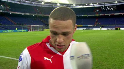 12-12-10 Luc Castaignos na Feyenoord - Excelsior