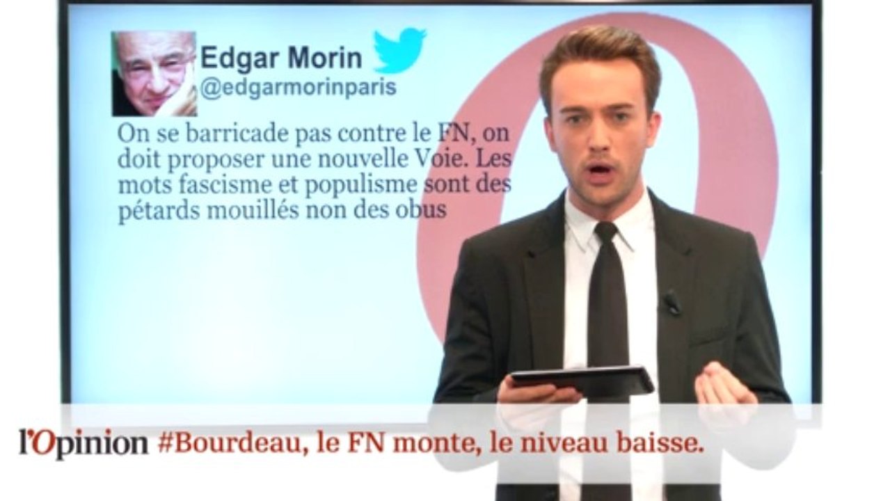 #tweetclash : Bourdeau, le FN monte, le niveau baisse