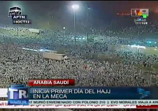 Cientos de miles de musulmanes en el primer día del Hajj en La Meca