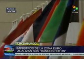 Ministros de Finanzas de eurozona analizan sus 