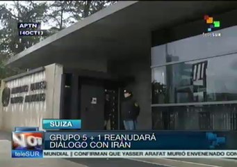 Grupo 5+1 reanudará en Ginebra diálogo con Irán sobre programa nuclear