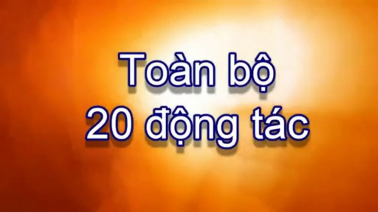 Hướng dẫn tập 20 động tác bài thể dục đồng diễn trường  học - www.nhatruong.vn