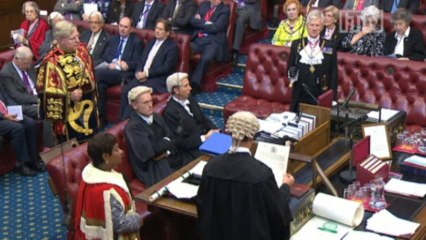 Doreen Lawrence takes her seat in the House of Lords