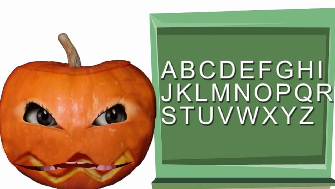 ABC Song scary Halloween pumpkin