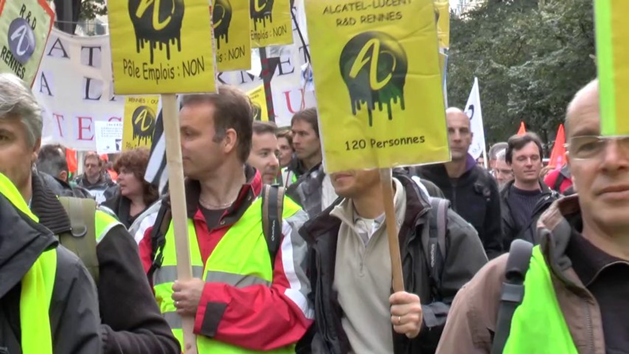 Alcatel-Lucent : mobilisation contre le plan de restructuration