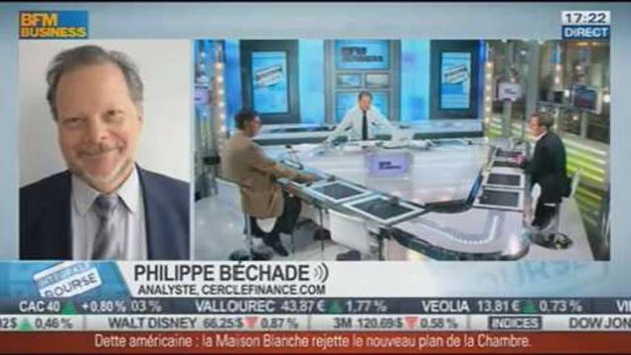Philippe Béchade: création d'emploi et licenciement aux États-Unis, dans Intégrale Bourse - 15/10
