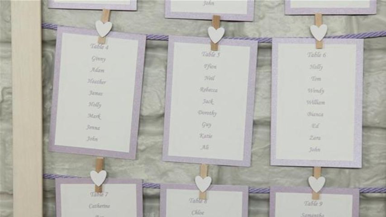 How To Make A Cute Wedding Seating Plan