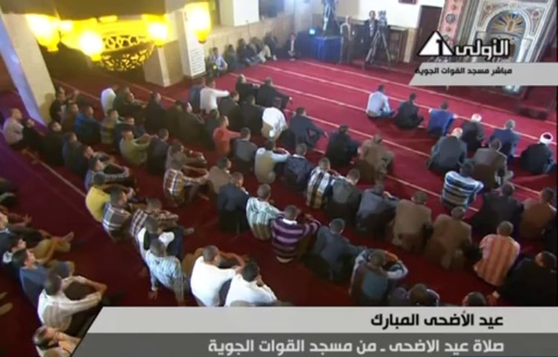 تلاوة الشيخ احمد احمد نعينع من سورة الحج - صلاة عيد الاضحى 1434 - 2013