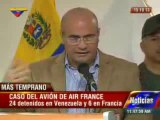 (Vídeo) Autoridades venezolanas detienen a 24 personas por el caso Air France