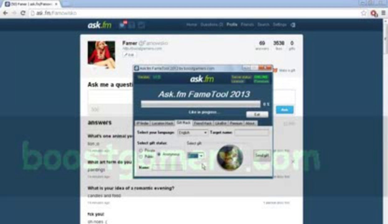 ASK.FM FAMETOOL Hack + Pirater [FREE Download] October - November 2013 Update