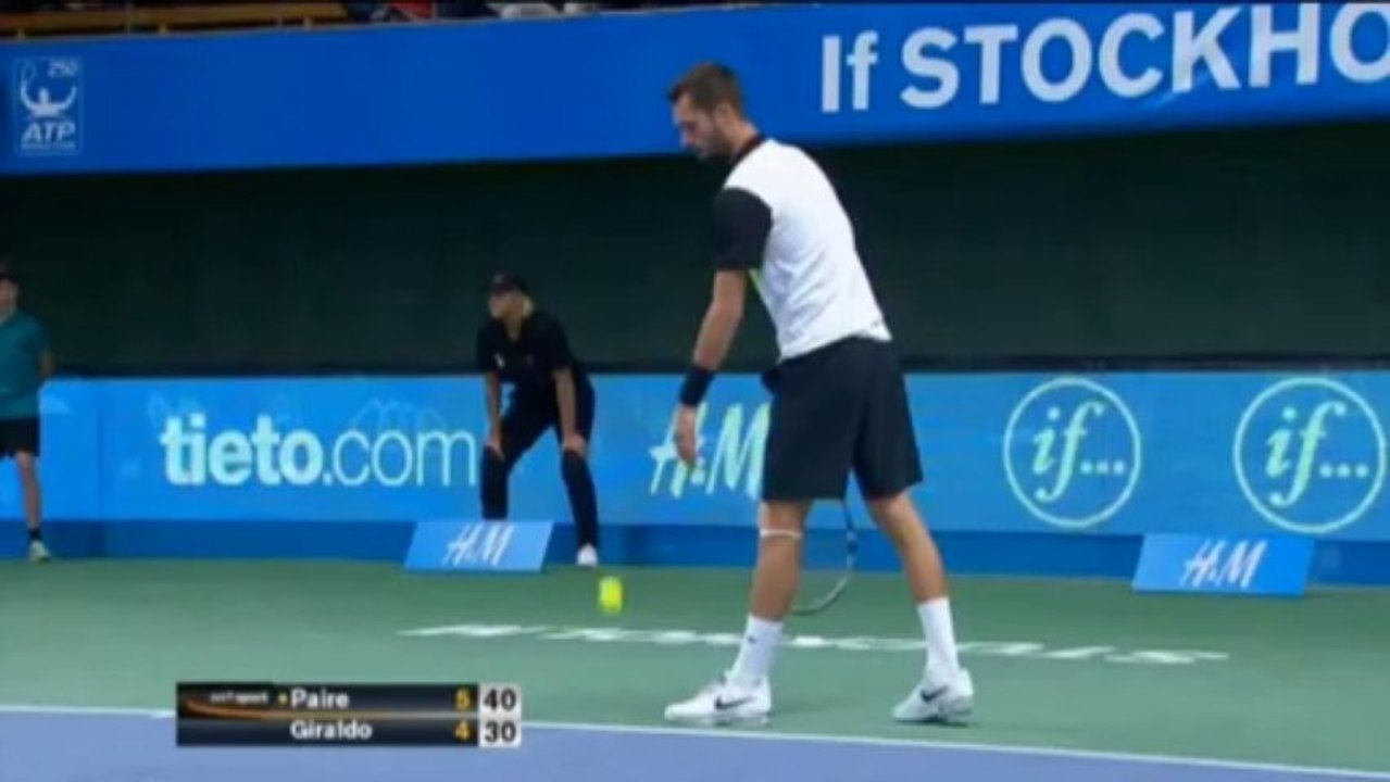 Stockholm: Paire ohne Probleme gegen Giraldo