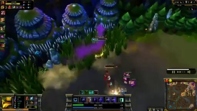LOL FUN - Blitzcrank big play 1v2 - league-of-legends