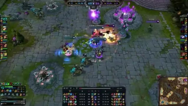 LOL FUN - That poney rox - baron steal + triple kill - hecarim - league-of-legends