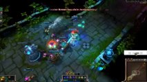 LOL FUN - Huge grab combo by thresh and blitzcrank - league-of-legends