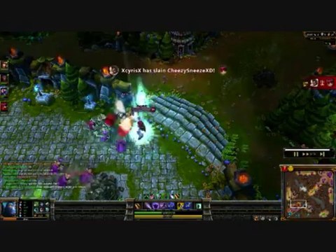 LOL FUN - How to flash inside blitz grab by annie - league-of-legends