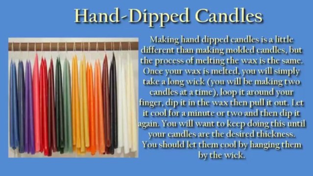 Candle Making - Types of Candles You Can Make