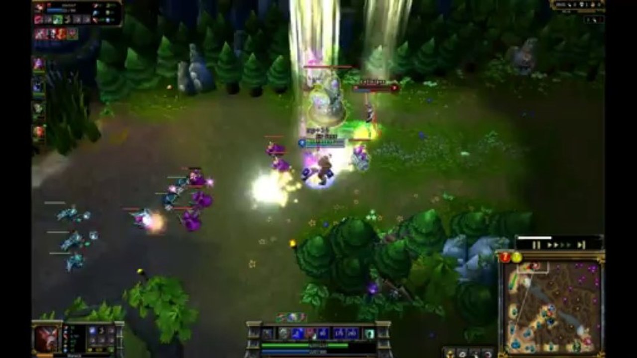 LOL FUN - counter fiora ultim lesson 1 by warwick  - league-of-legends
