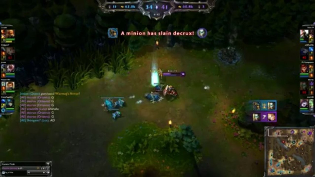 LOL FUN - light chase between lux and orianna  - league-of-legends