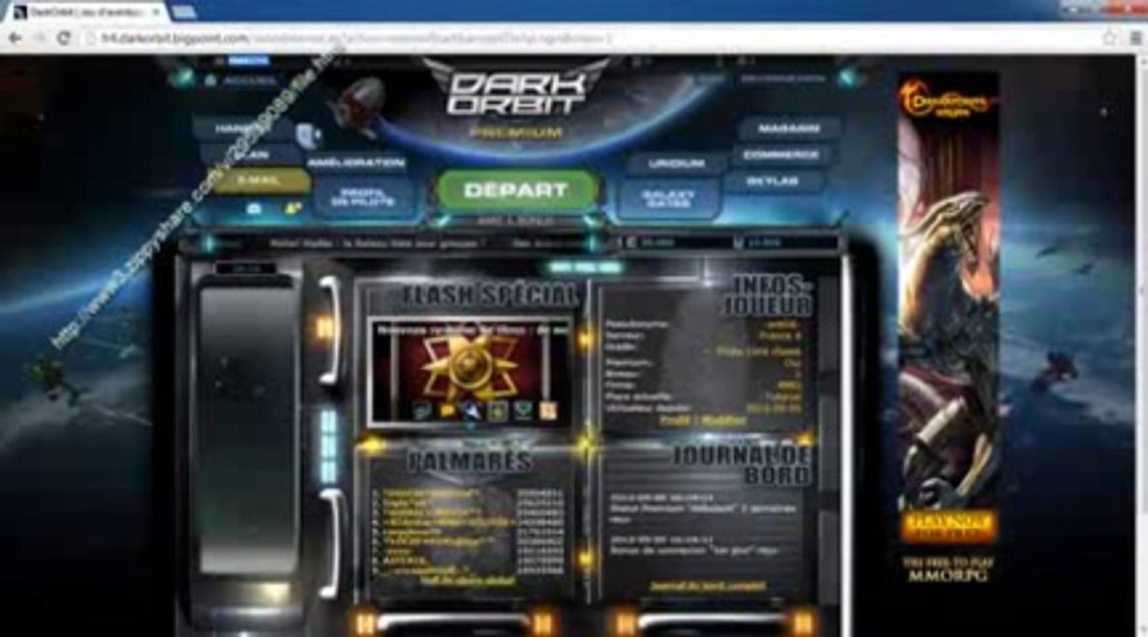 ▶ Darkorbit Uridium Hack Pirater _ FREE Download October - November 2013 Update