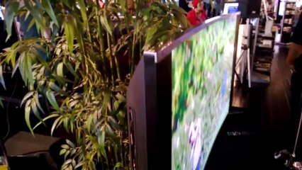 Sony 65" S990A Curve 3D 2K LED Smart TV Demo