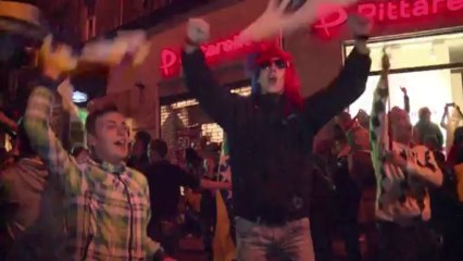 Thousands celebrate Bosnia's moment of footballing history