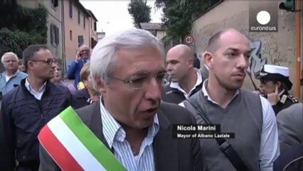 Les funérailles d'un ancien nazi perturbées en Italie
