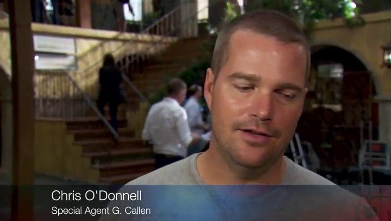 2013.10.15 Chris O'Donnell @ NCISLA Behind the Scenes 'Reznikov, N.'