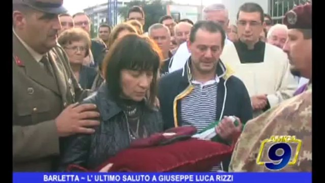 L'ultimo saluto al caporale Giuseppe Luca Rizzi