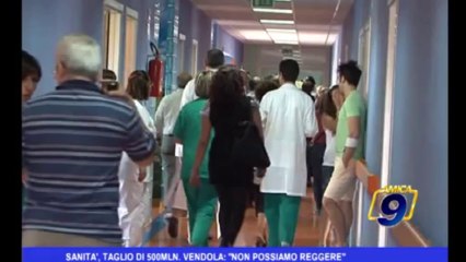 Sanità, taglio di 500MLN. Vendola: "Non possiamo reggere"
