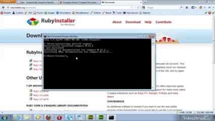 Installation et prise en main de Sass et Compass.