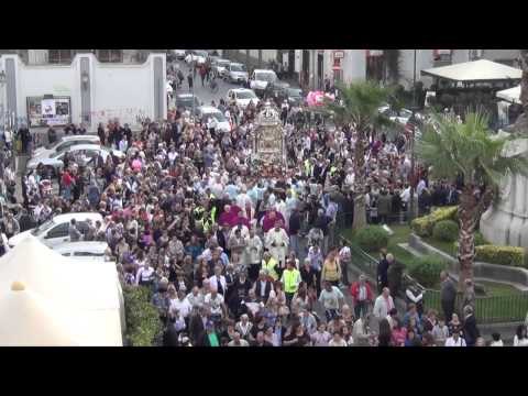 Aversa (CE) - Madonna di Casaluce, il cardinale Sepe celebra il rituale passaggio (15.10.13)