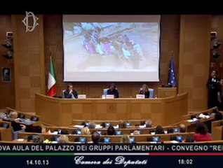 Roma - Boldrini apre "Rebirth 2013" (14.10.13)