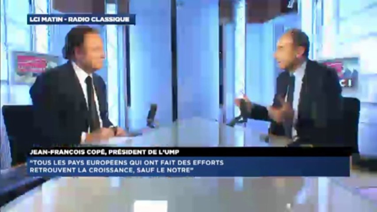 Jean-François Copé, invité politique de Guillaume Durand avec LCI