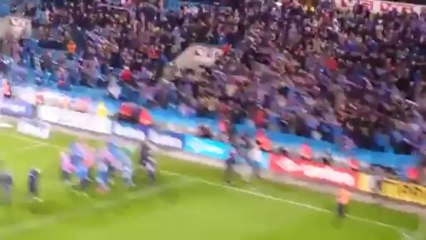 Iceland celebration after the draw against Norway