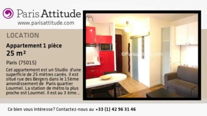 Appartement Studio à louer - Parc André Citroën, Paris - Ref. 4234