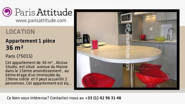 Appartement Alcove Studio à louer - Montparnasse, Paris - Ref. 6072