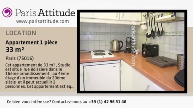 Appartement Studio à louer - Trocadéro, Paris - Ref. 6964