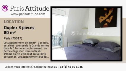 Duplex 2 Chambres à louer - Arc de Triomphe, Paris - Ref. 8190