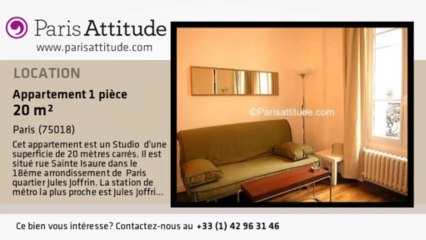 Appartement Studio à louer - Jules Joffrin - Mairie du 18ème, Paris - Ref. 1284
